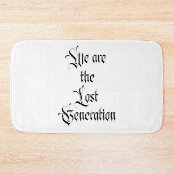 Item preview, We are the lost Generation - Fight the Epidemic designed and sold by Hell-Prints.