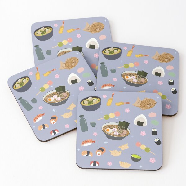 Item preview, Popular Japanese Food Pattern Pastel designed and sold by KawaiiPattern.