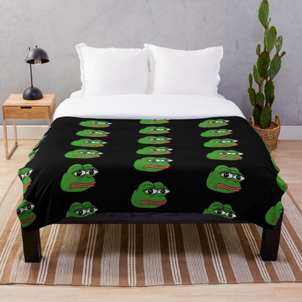 Pepe the Frog Throw Blanket