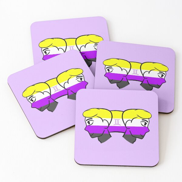 Item preview, Gemini Non-Binary Pride (Version 5) designed and sold by TomeOfCartoons.