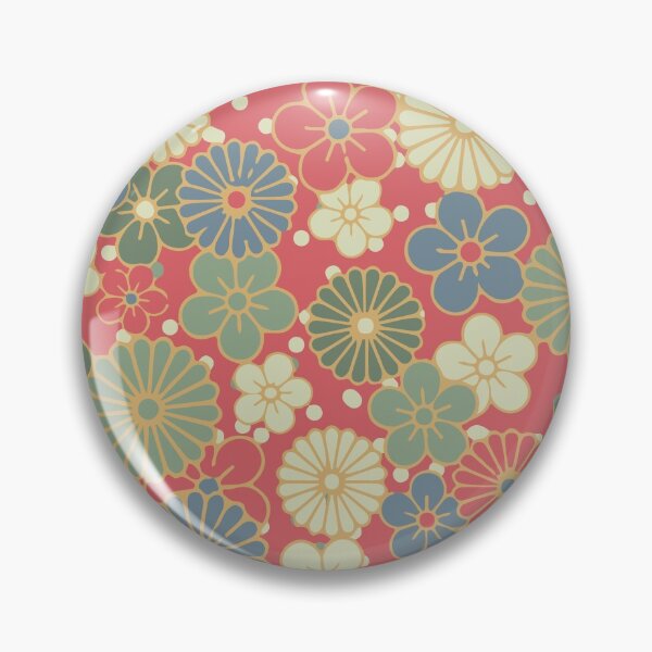 Item preview, Retro floral cherry blossoms  designed and sold by koovoxdogs.
