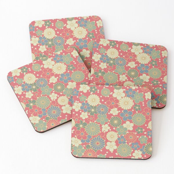 Item preview, Retro floral cherry blossoms  designed and sold by koovoxdogs.