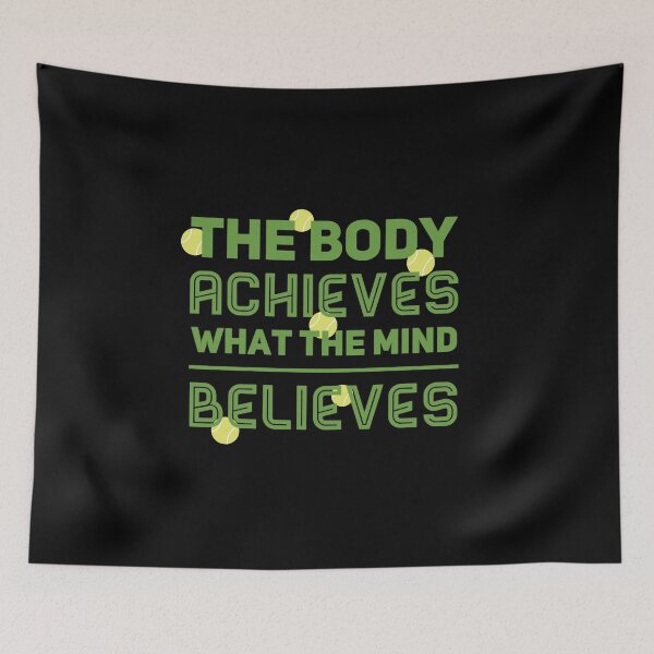 Item preview, Tennis mind achieves what the mind believes designed and sold by miminova.
