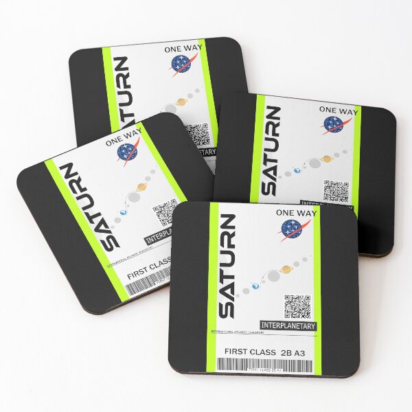 Item preview, Saturn space ticket designed and sold by jc007.