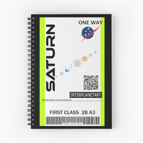 Item preview, Saturn space ticket designed and sold by jc007.