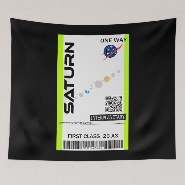 Item preview, Saturn space ticket designed and sold by jc007.
