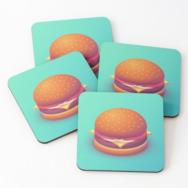 Item preview, Burger Isometric 3D Mint designed and sold by VoodooCircus.