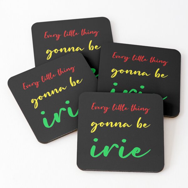 Item preview, Every little thing gonna be irie reggae rasta colours gift designed and sold by Stageystuff.