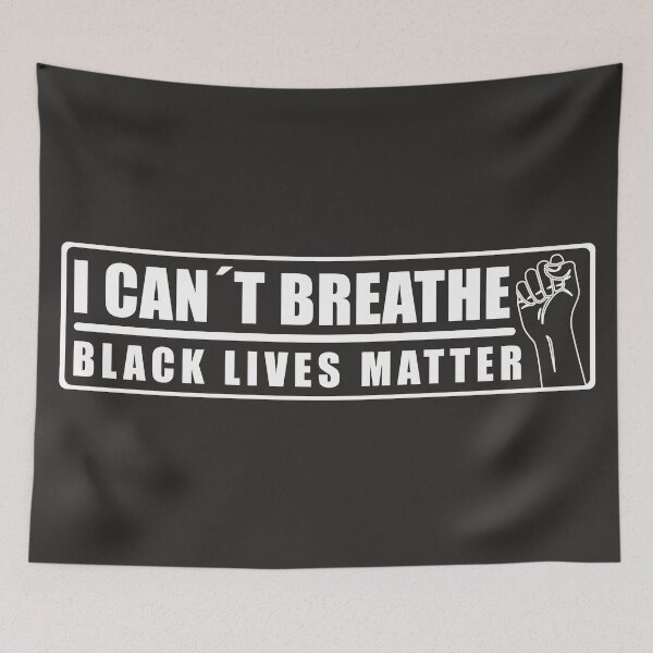 Item preview, I can't breath Black Lives Matter (Fist) designed and sold by blikonie.