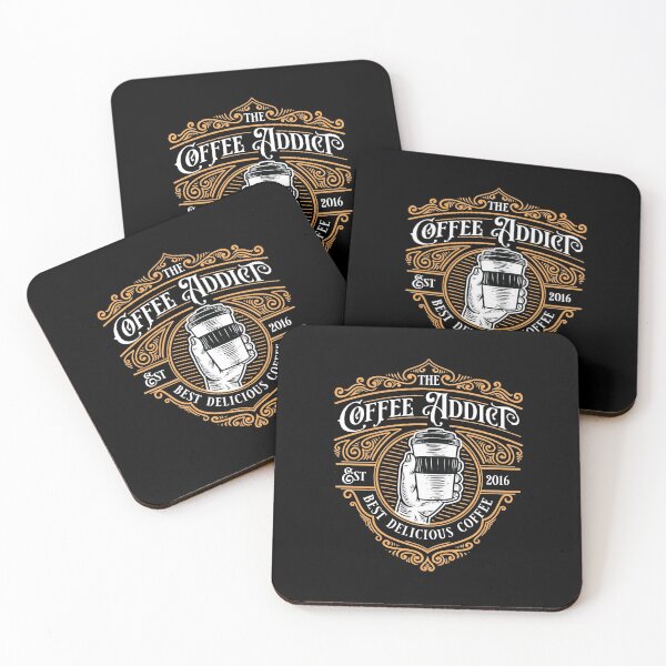 Item preview, THR COFFEE ADDICT designed and sold by coffeeapparel.