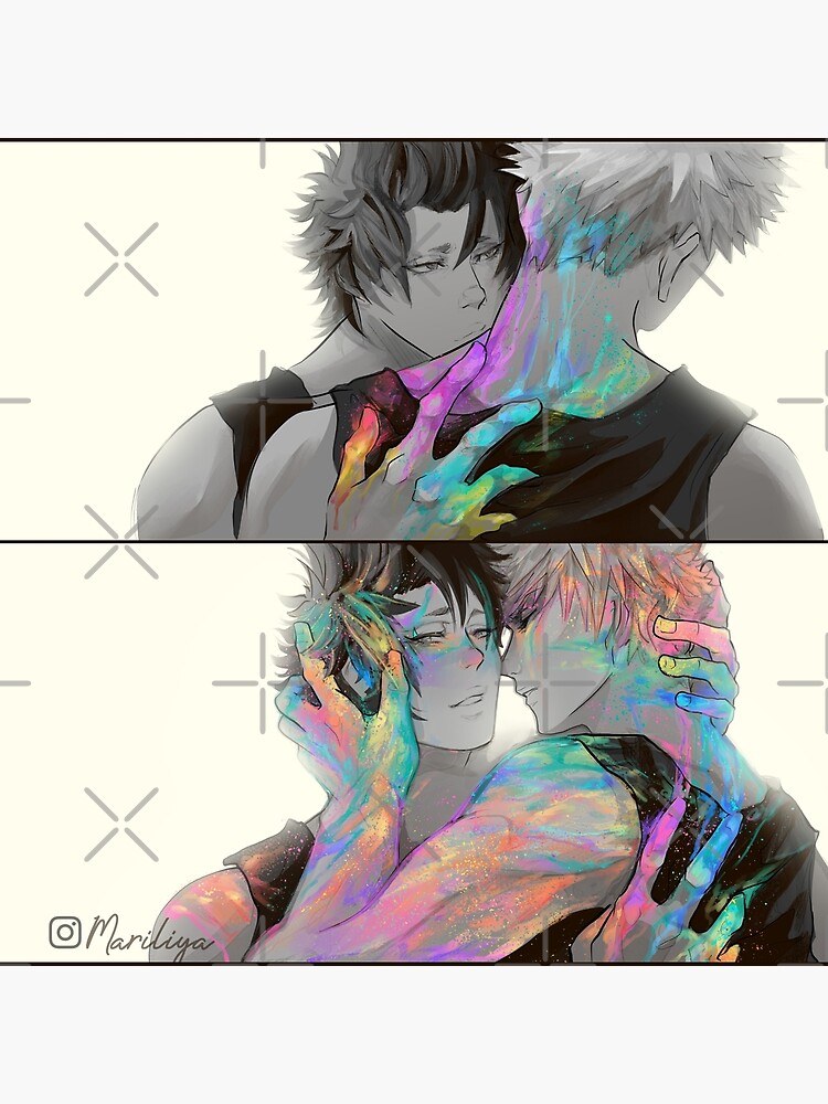 Pridepaint Lgbt Pride Kiribaku Art Board Print For Sale By Mari Firefly Redbubble