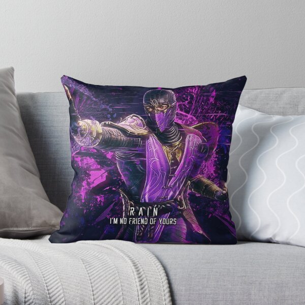 Mortal Kombat rain Throw Pillow