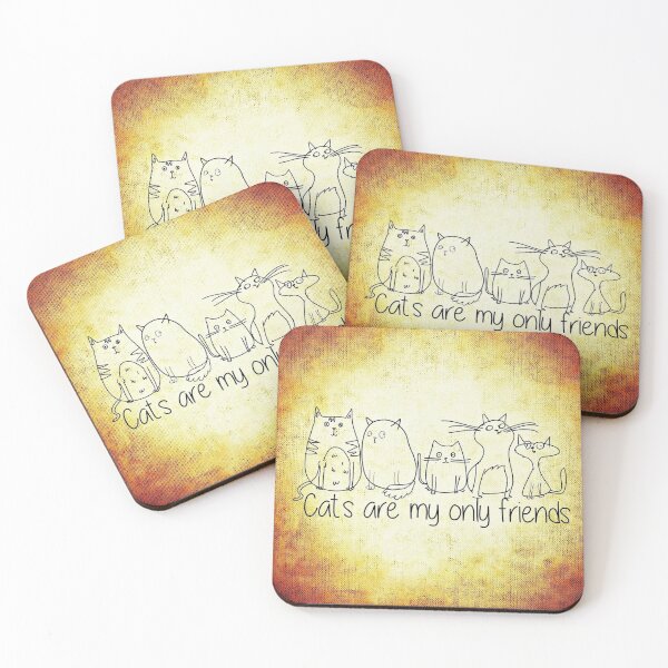 Item preview, Cats are my only friends designed and sold by Yuna26.
