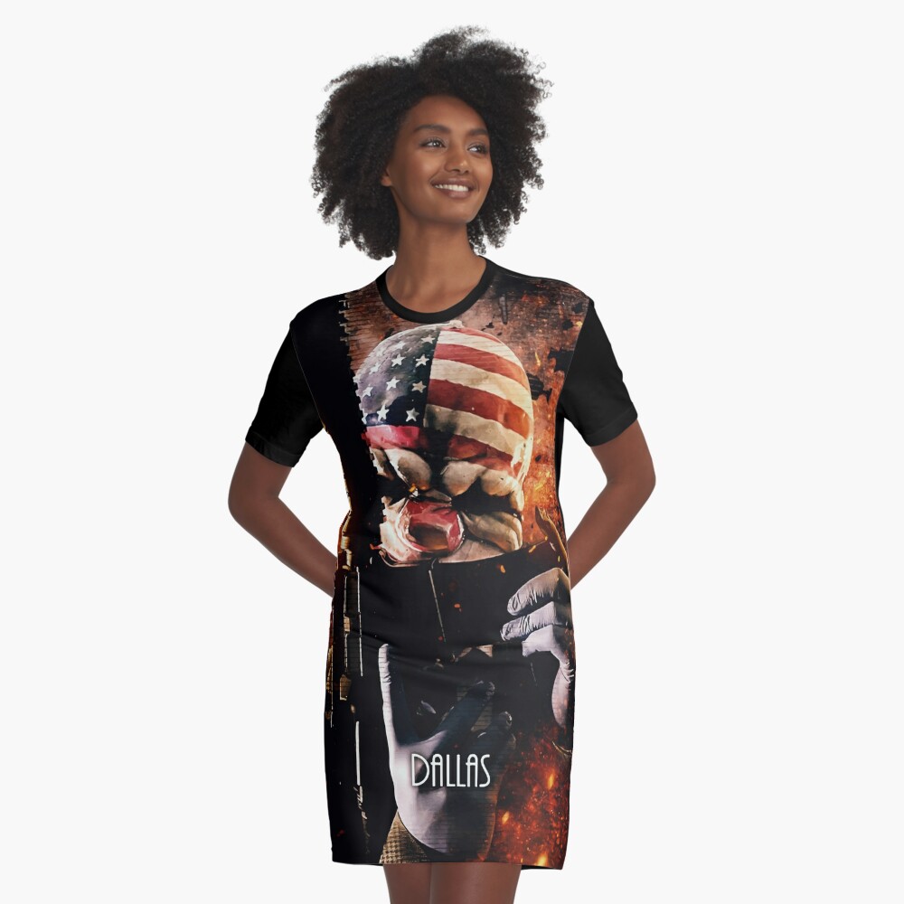 payday the heist, Dallas A-Line Dress for Sale by SyanArt