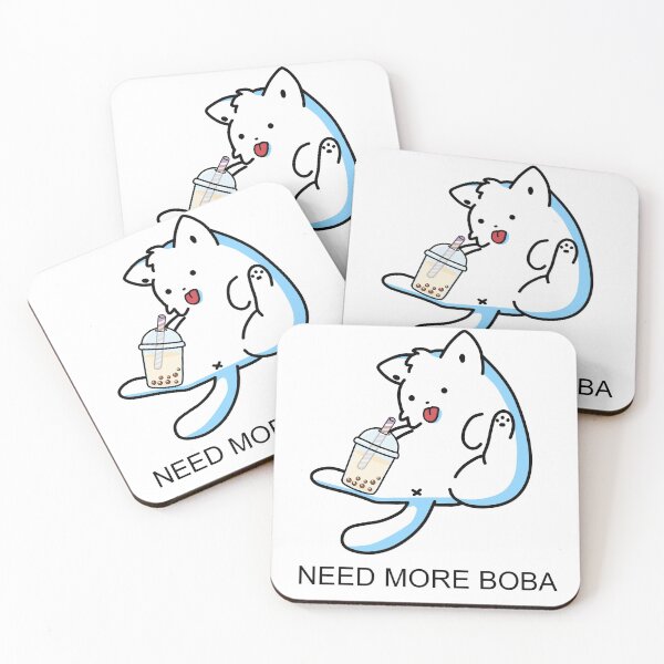 Item preview, Lazy Kitty Needs More Boba! designed and sold by SirBobalot.