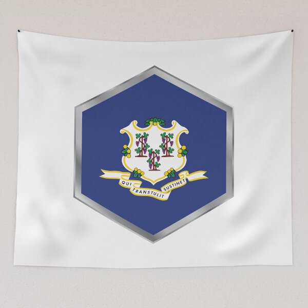 Item preview, Connecticut Metal Flag designed and sold by mattpanta.