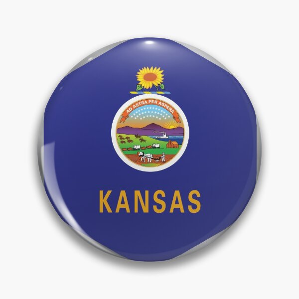 Item preview, Kansas Metal Flag designed and sold by mattpanta.