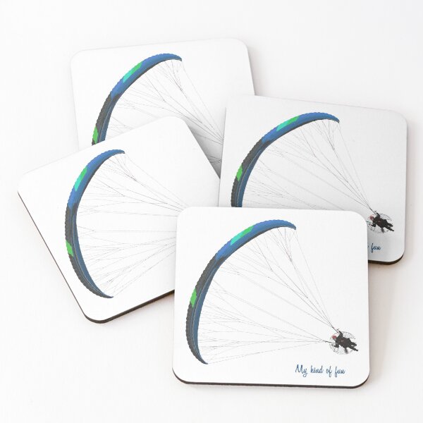 Item preview, One of our new Paramotor designs in blue with My kind of fun designed and sold by TheGecko02.