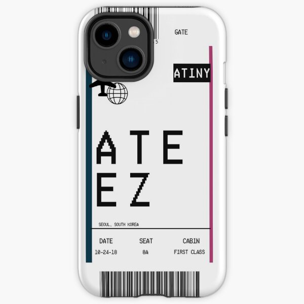 ATEEZ "Tarjeta de embarque" Funda resistente para iPhone