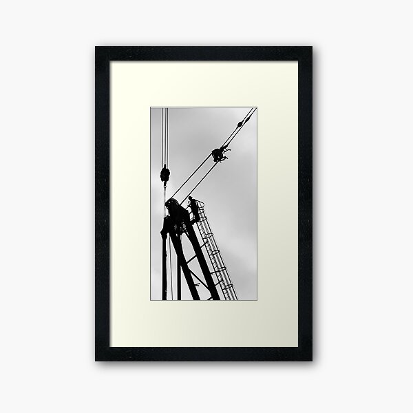 Construction site Framed Art Print