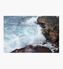 Waves, Apua Point, Hawaii Volcanoes National Park Photographic Print