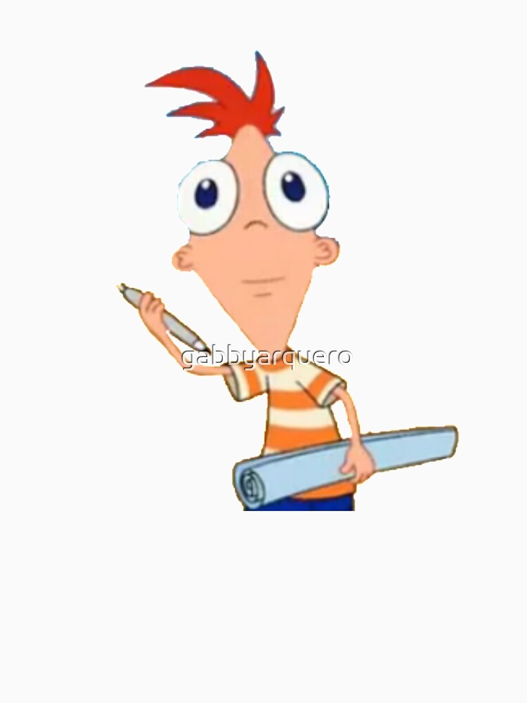 "Phineas Facing Forward" Tshirt for Sale by gabbyarquero Redbubble phineas and ferb t