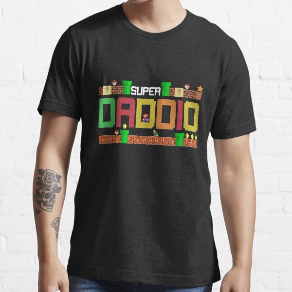 Super Dad Tshirt Super Daddio Gift Cute Funny Daddy Gift Essential T-Shirt