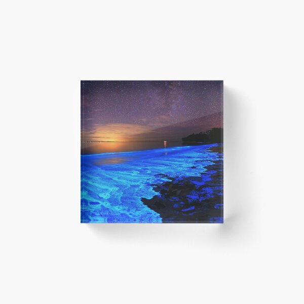 Item preview, Blue ocean beach sunset  designed and sold by Letsbecreative1.