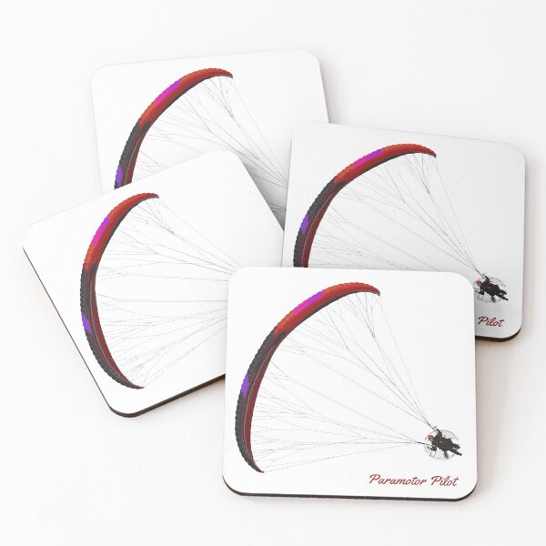 Item preview, One of our new Paramotor designs in red with "paramotor pilot" designed and sold by TheGecko02.