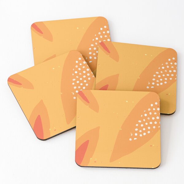 Item preview, Abstract Modern Contemporary Monochromatic Background in Bright Orange Color, GC-118-12 designed and sold by GraphicCharms.