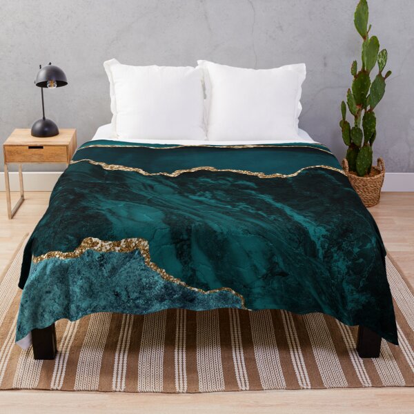 Item preview, Teal & Gold Agate Texture 02 designed and sold by Bridax.