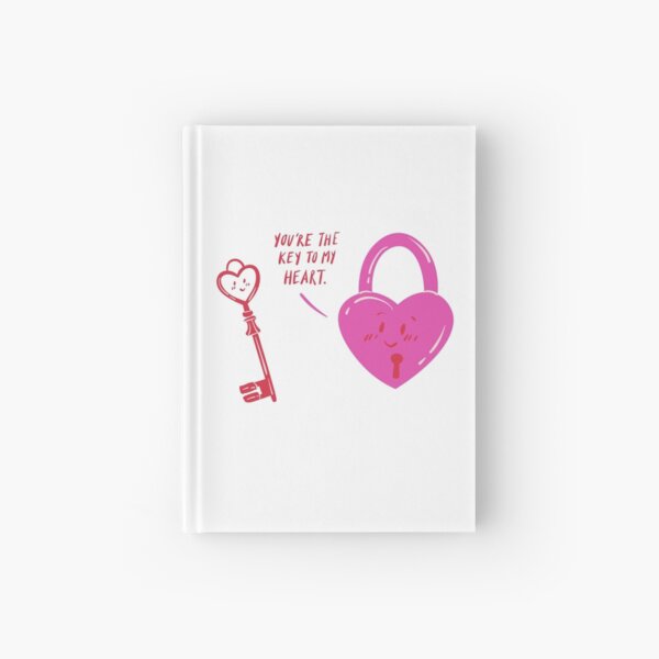 Item preview, You're The Key To My Heart  - Witty Valentines Love Puns designed and sold by ItsNikkiArts.