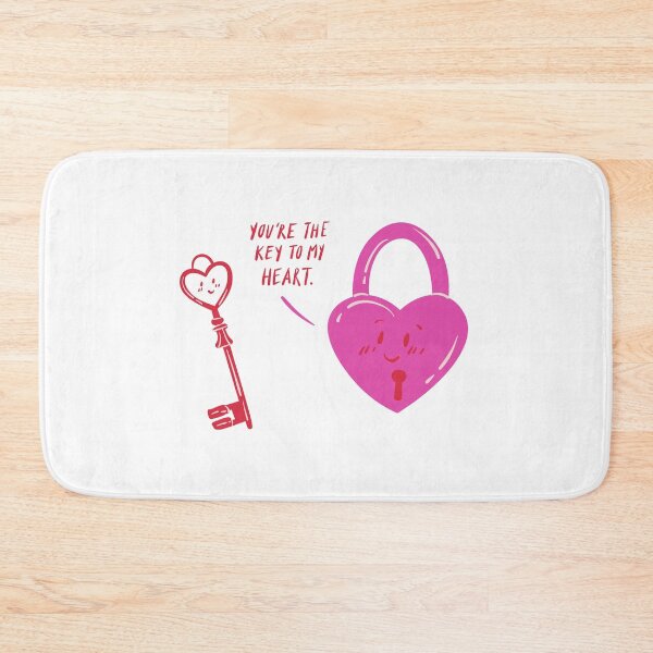 Item preview, You're The Key To My Heart  - Witty Valentines Love Puns designed and sold by ItsNikkiArts.