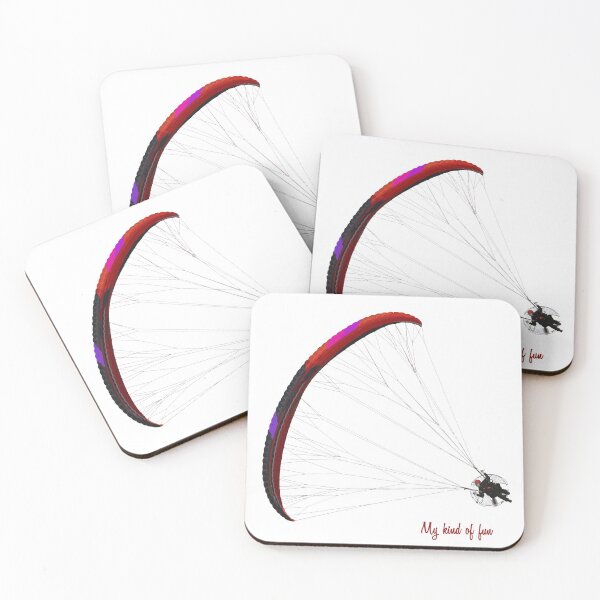 Item preview, One of our new Paramotor designs in red with "My kind of fun" designed and sold by TheGecko02.