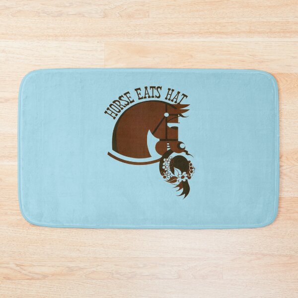 Item preview, Horse Eats Hat (Brown) Vintage Poster designed and sold by taiche.