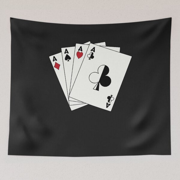 Item preview, Ace, poker, casino, 4 aces,card game gambling gift designed and sold by Kuma518.