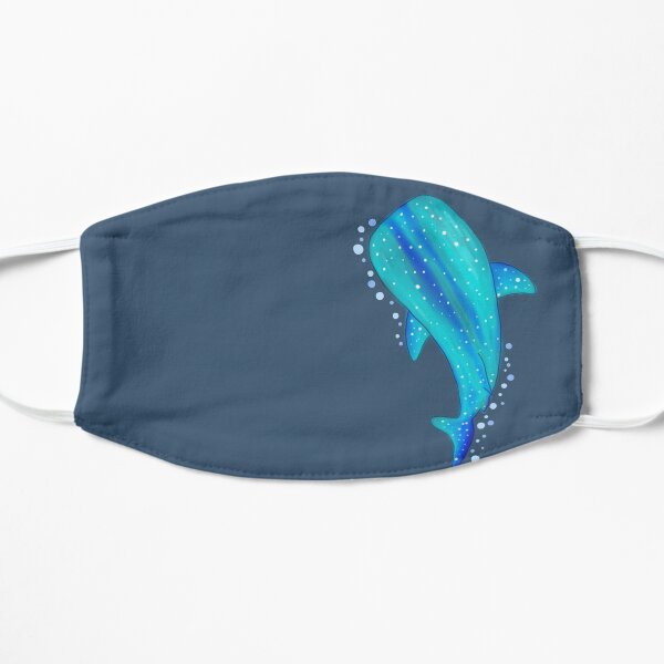 whale shark blue Mask
