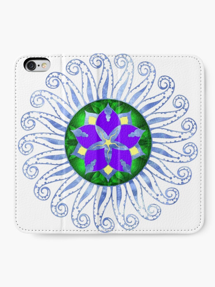 Alternate view of Mandala iPhone Wallet