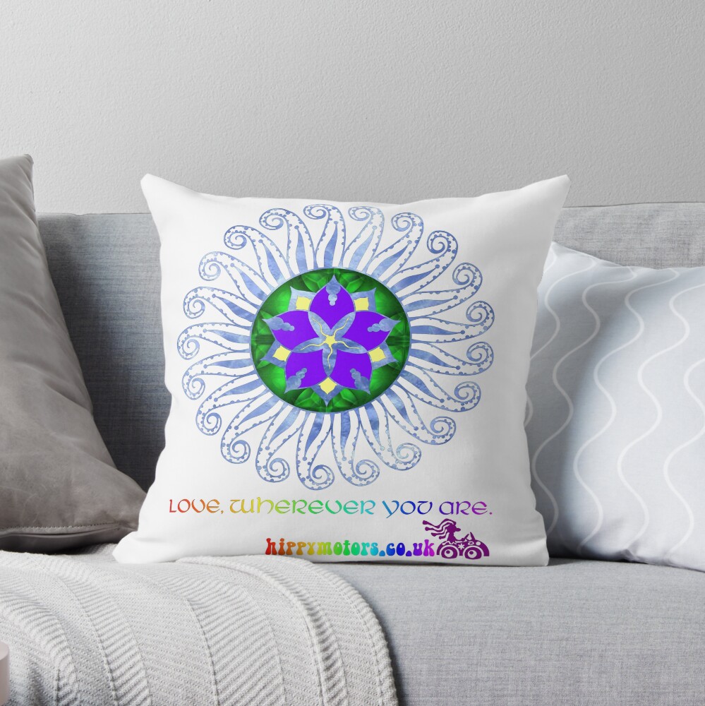 Mandala Throw Pillow