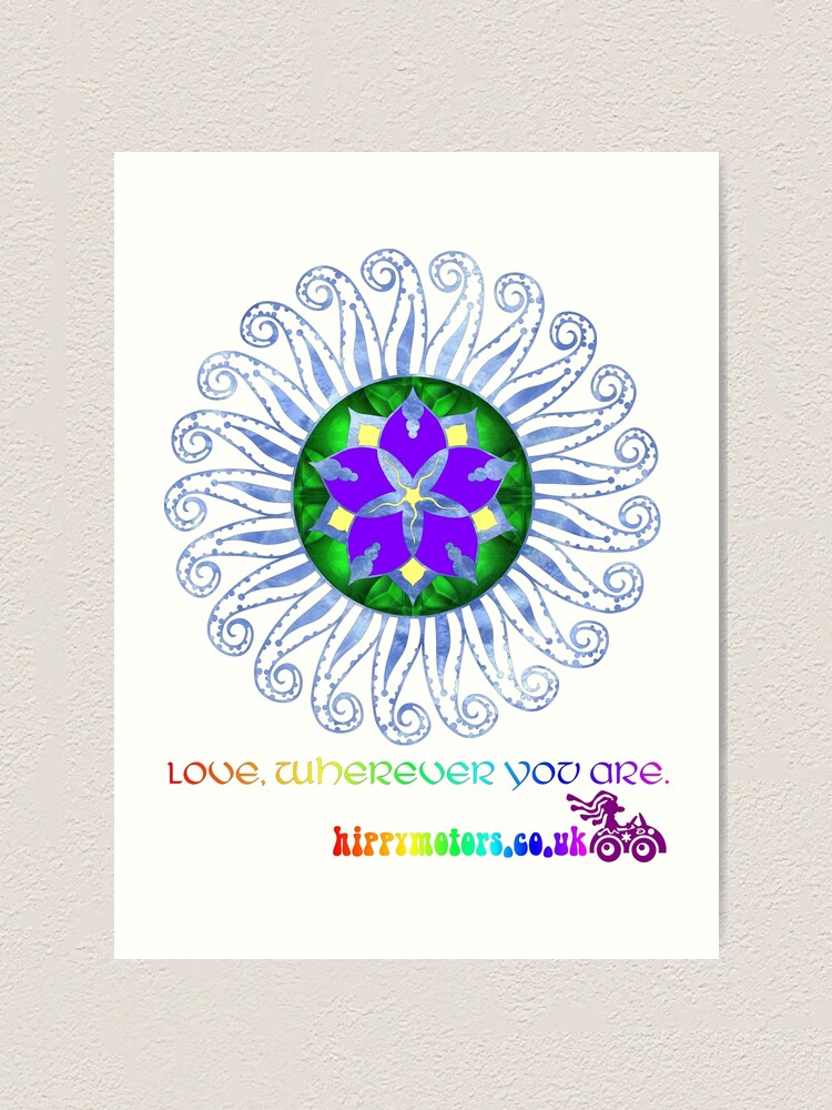 Alternate view of Mandala Art Print