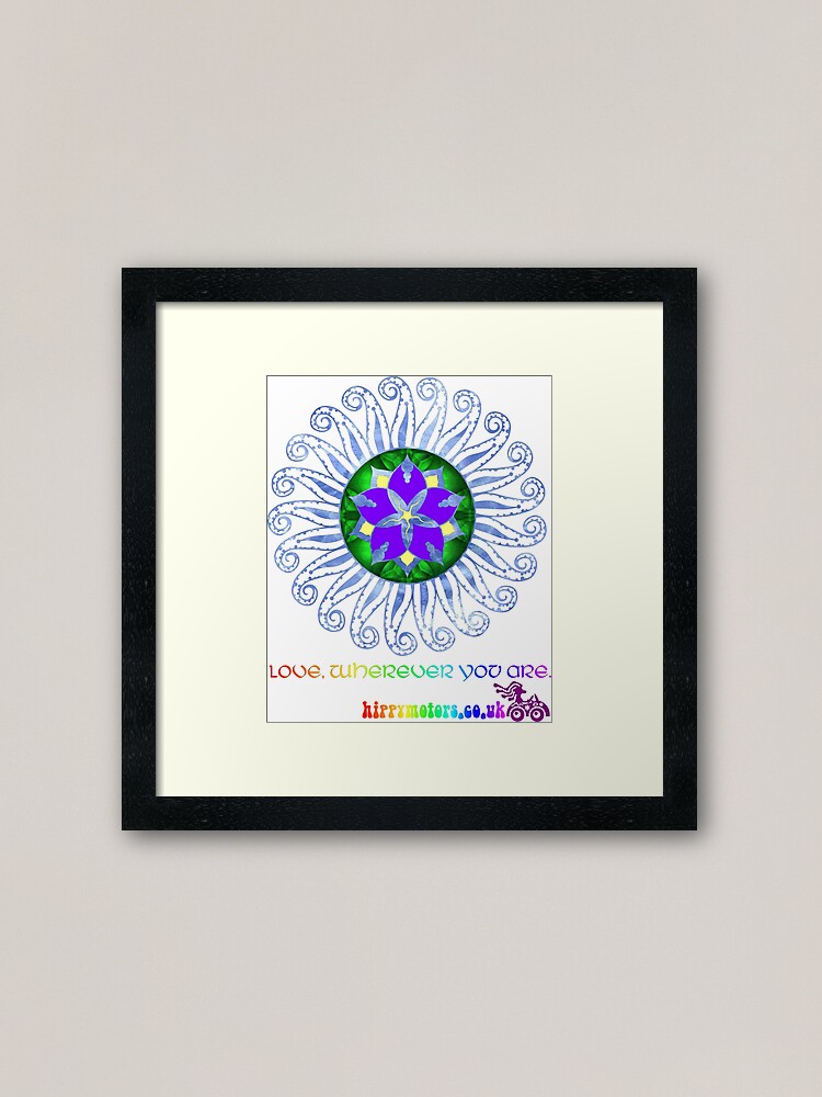 Alternate view of Mandala Framed Art Print