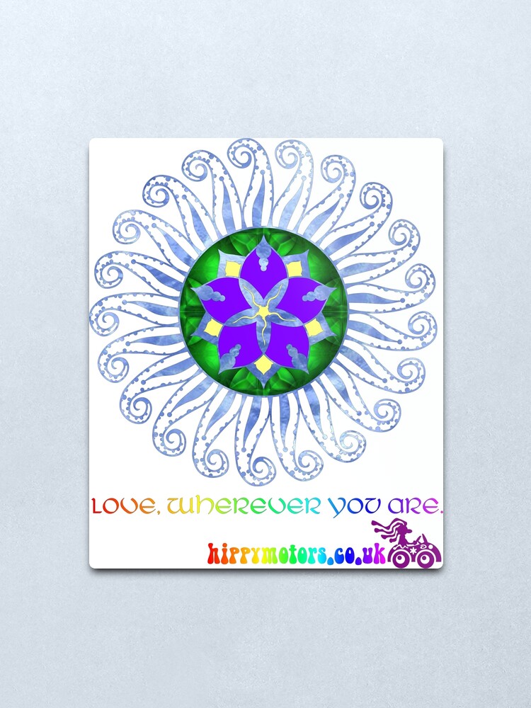 Alternate view of Mandala Metal Print