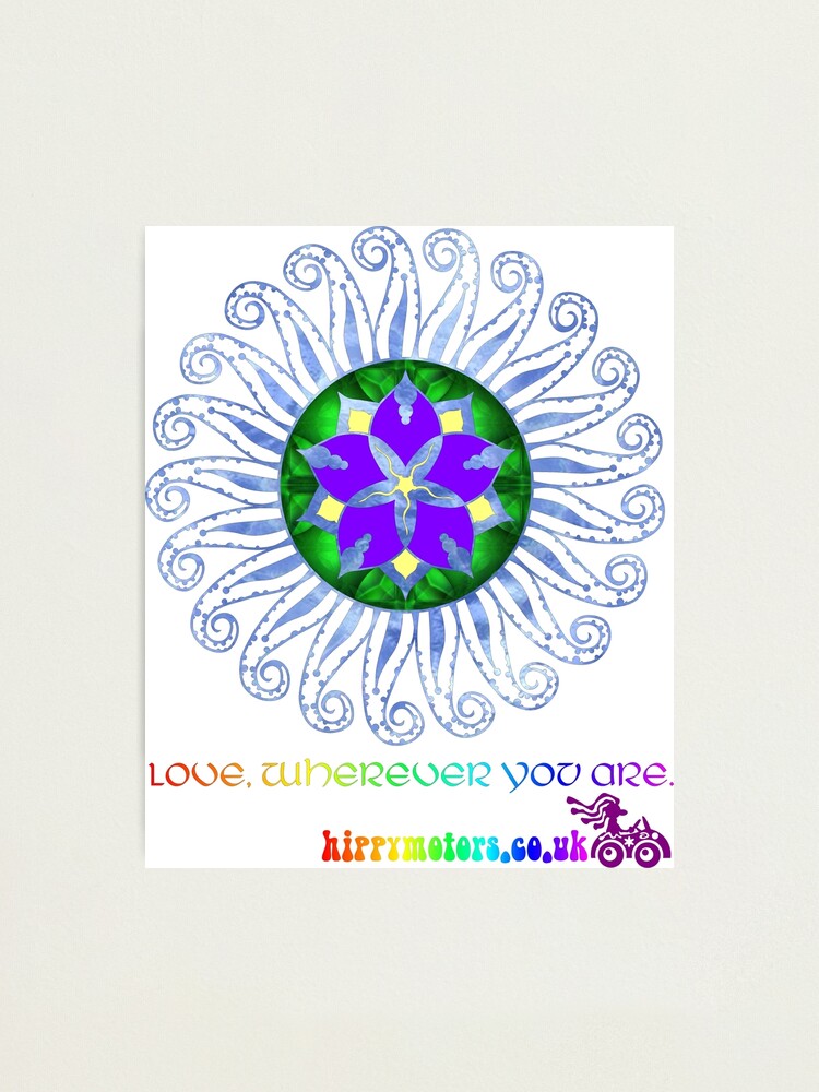 Alternate view of Mandala Photographic Print