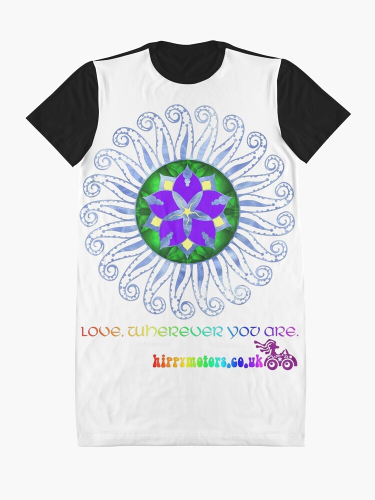 Alternate view of Mandala Graphic T-Shirt Dress
