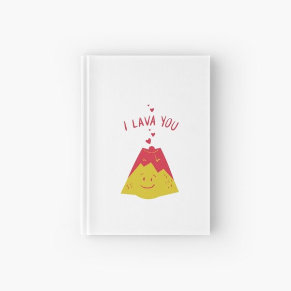 Item preview, I Lava You - Witty Valentines Love Puns designed and sold by ItsNikkiArts.