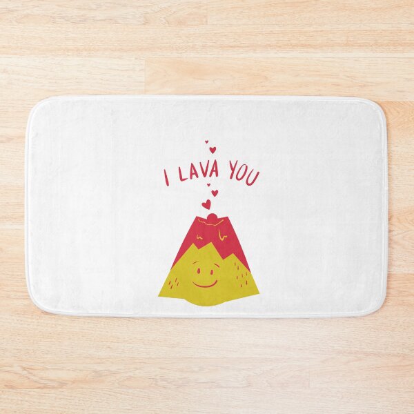 Item preview, I Lava You - Witty Valentines Love Puns designed and sold by ItsNikkiArts.