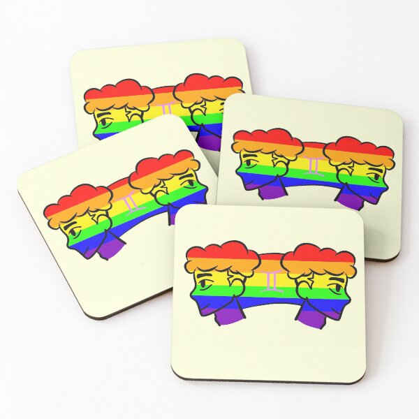 Item preview, Gemini LGBTQIA Pride (Version 6) designed and sold by TomeOfCartoons.