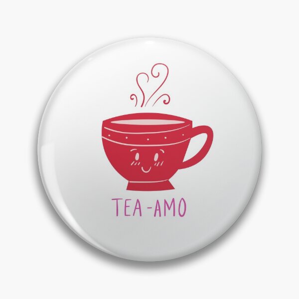 Item preview, Tea Amo  - Witty Valentines Love Puns designed and sold by ItsNikkiArts.
