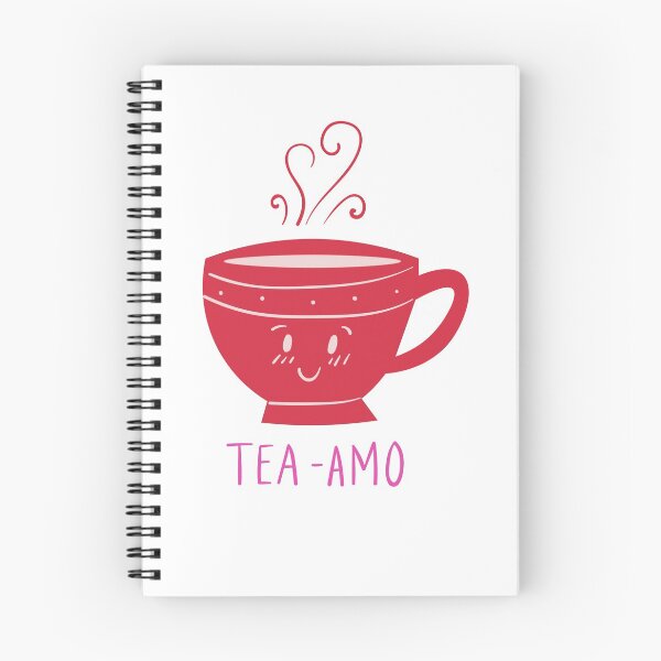 Item preview, Tea Amo  - Witty Valentines Love Puns designed and sold by ItsNikkiArts.