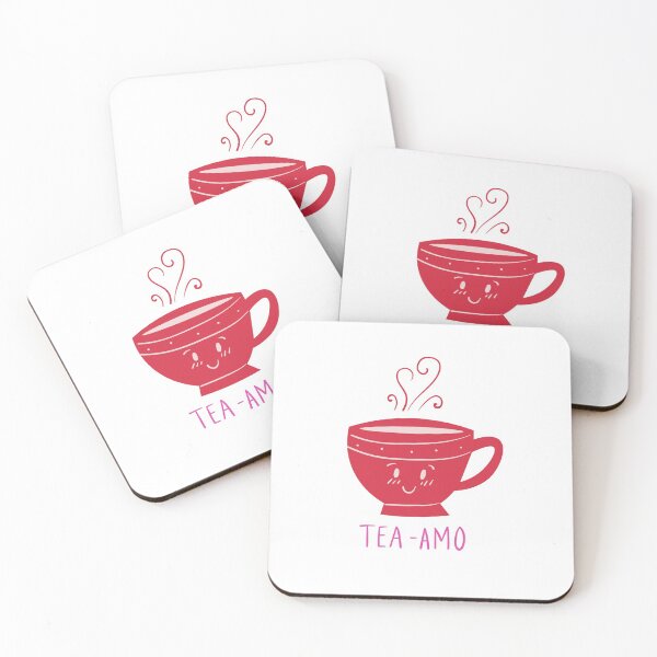 Item preview, Tea Amo  - Witty Valentines Love Puns designed and sold by ItsNikkiArts.